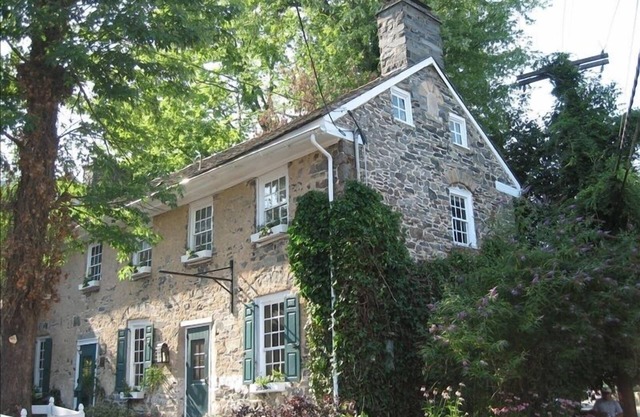 El más antiguo de piedra Hogar en New Hope, Pa. Construido en 1743