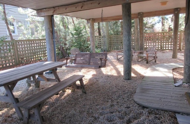 This pet friendly home is located on the ocean block in Barnegat Light, close to the beach.