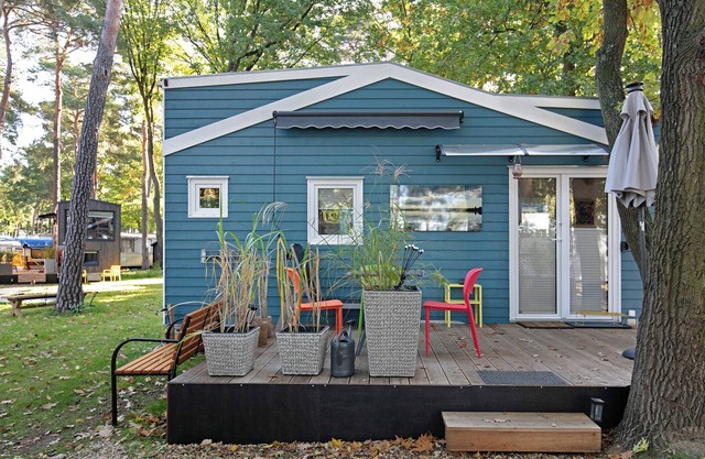 Tiny Home 'Tiny House Nr 1' con terraza privada, Wi-Fi y aire acondicionado