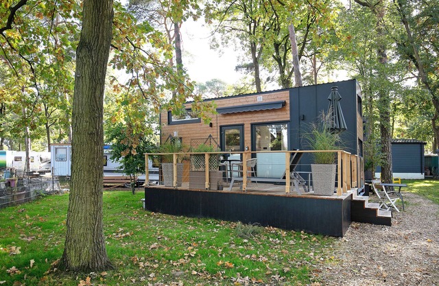 Tiny Home 'Tiny House Nr 5' con terraza privada, Wi-Fi y aire acondicionado