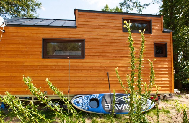 Tiny House 'Number 2 Ernesto' con vistas al lago, jardín y Wi-Fi