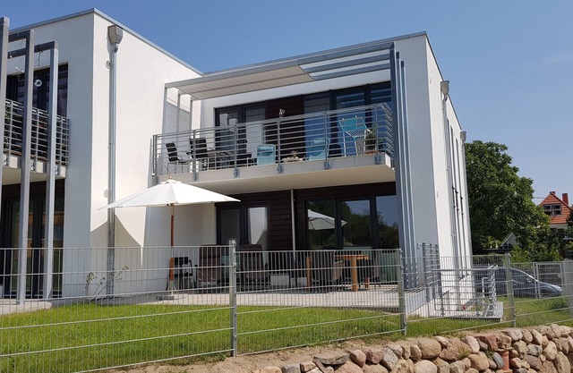 Apartamento superior en Rügen con vistas al agua y excelentes vistas de Stralsund.
