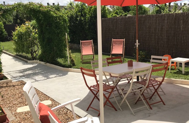 Casa acogedora con jardín, a 5 min del centro de Châteauroux, para 6 personas, todo incluido