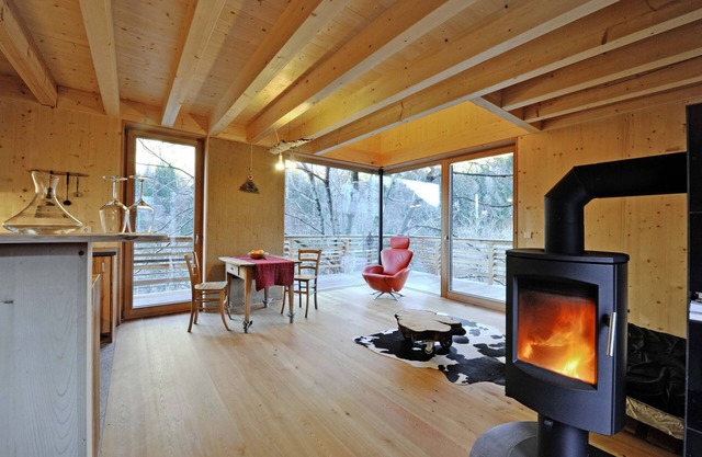 Casa en el árbol "Laugen Lodge" con estanque natural para nadar