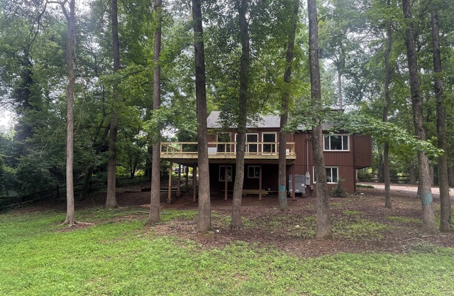 TREEHOUSE NOW AVAILABLE! A 5-bedroom, 2 driveways, 1.2 acres. 807 Brunson Drive