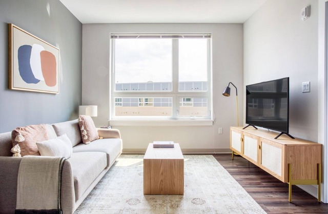 Trendy Brighton 1BR w/ W/D, Gym, near T, Shops + Dining, by Blueground