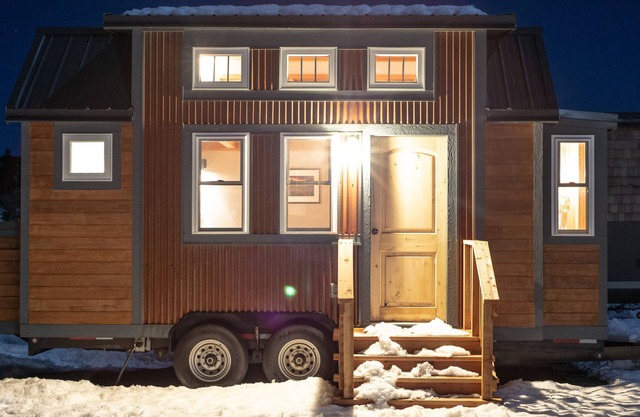 "Pruébate" en Tiny Home Living en Tiny Timbers Resort.