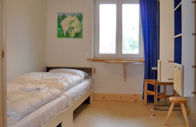 Twin Room 1 - Blue - Vacaciones en la granja orgánica
