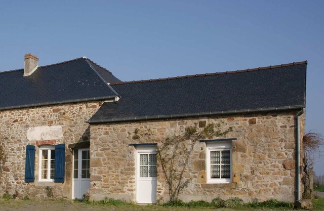 Típica casa bretona en la bahía del Mont Saint Michel (Saint Malo)