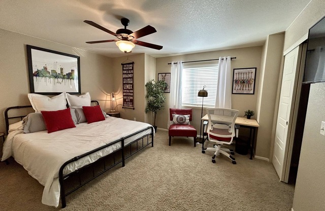 Unique home with airport convenience, city access.