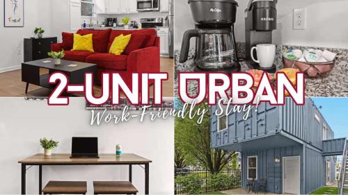Unique Retreat Two 1BR Shipping Container Units