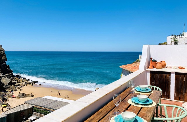 Única casa de playa romántica junto al océano Atlántico