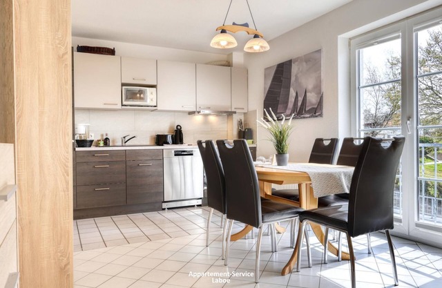 Apartamento 4 casa de Neustein con una vista muy bonita del mar Báltico y el fiordo de Kiel