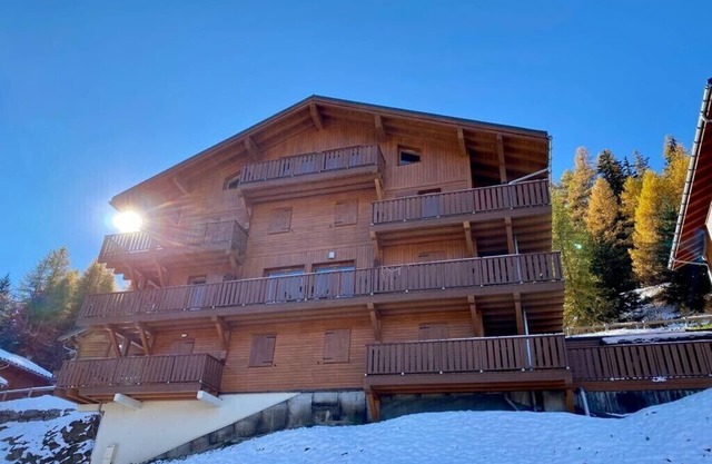 espaciosas 3 habitaciones 2 baños, wi-fi GRATUITO, vista a la montaña, cerca de las pistas, en la ruta del autobús