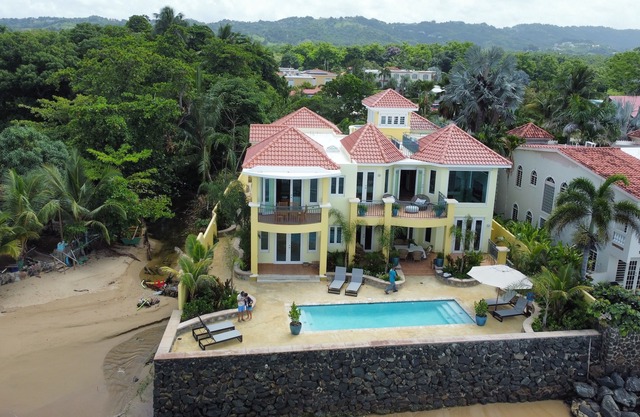 Villa 1 at Casa Aguas Azules - 2-Bedroom Beachfront Villa with Pool