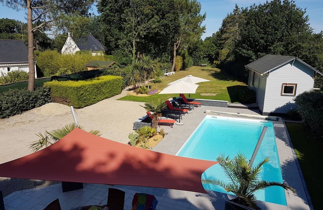 Villa de 170 m2, piscina climatizada, en 2000 m2, 3 estrellas, 13 pers. Golf La Baule