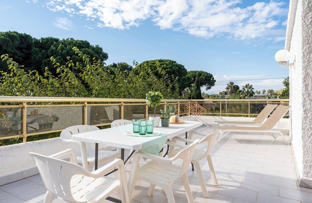 Villa a 30 m de la playa Cambrils con vistas al mar, Wi-Fi, terrazas y jardín