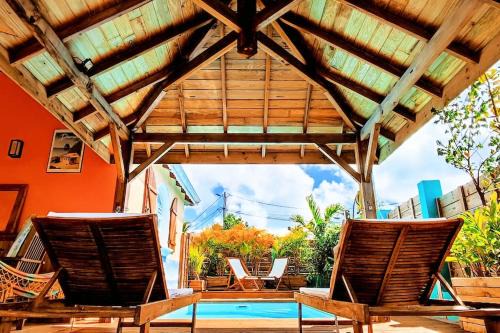 Villa Anolis, Sainte Luce, piscine, vue mer, 4*
