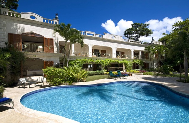 Villa Moon Reach is located as you drive to the entrance passing the avenue of royal palms
