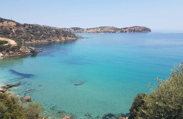 Villa Nafsika con espectaculares vistas al mar Egeo