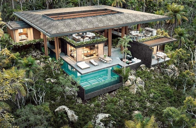 Villa Nalani in Playa Hermosa with stunning ocean view and semi Olympic pool