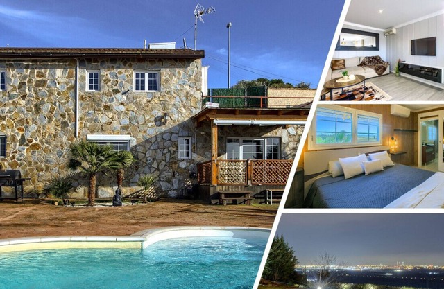 Villa Sierra | Pool | Madrid skyline view | BBQ