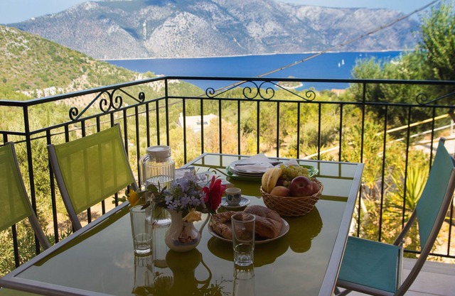 Villa con piscina privada en Ithaca