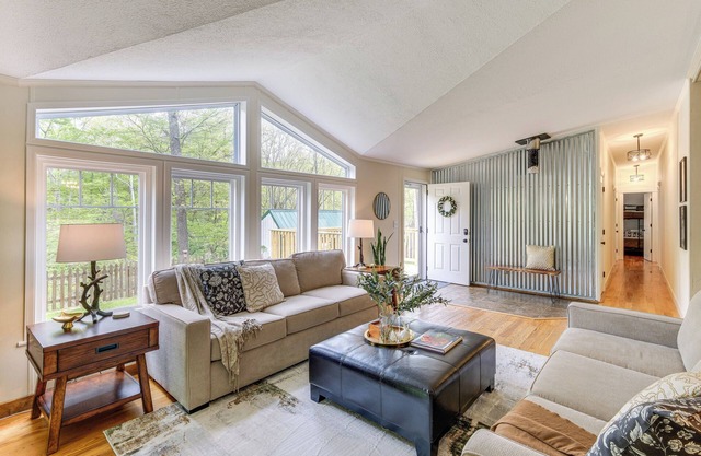 Walk to River: Loudonville Retreat w/ Hot Tub!