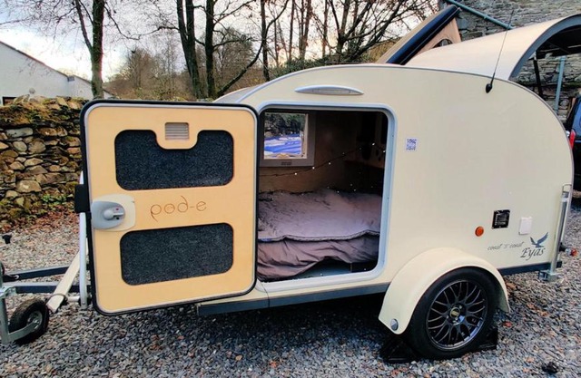 Wallace Teardrop Caravan for Hire from ElectricExplorers