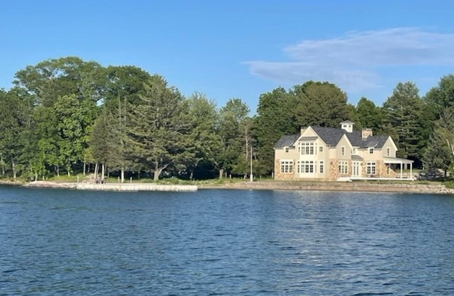 Waterfront Grindstone island estate, the height of sophistication in nature.
