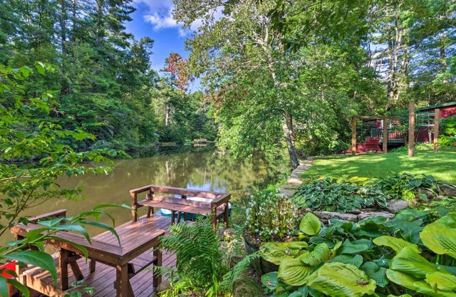 Waterfront Home with Boat Dock on Mirror Lake!