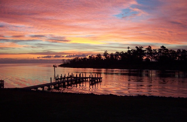 Alojamiento frente al mar en el Pamlico Sound Outer Banks Carolina del Norte