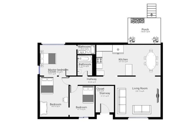 Willit. Stylish pet friendly home. No pet fee