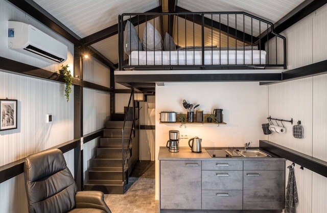 Preciosa casa de vacaciones privada para 2 personas con TV, terraza y aparcamiento