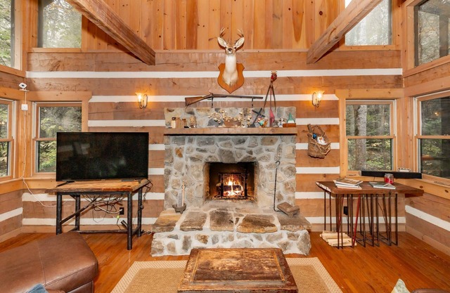 Woodsy Cabin Blackberry Mountain on Reed Creek | Fireplace | Pet Friendly | Townsend | River Tubing