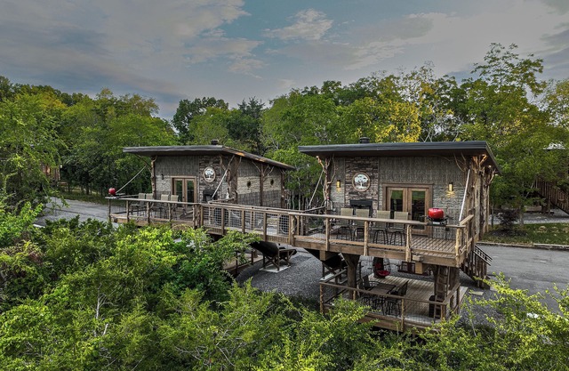 🙉World's First Interactive Treehouse Resort! Tarzan & Jane! 🐘🦓