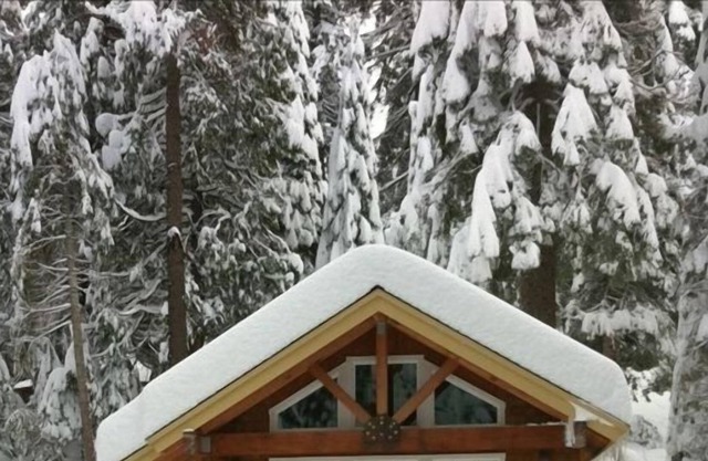 Cabina de Yosemite en un puente sobre un arroyo a 2 millas de Yosemite