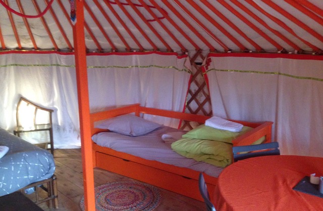 Yurt-Habitación con lavabo-Yourte Mongole