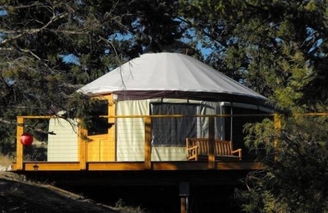 Yurta Con vistas Flathead Lake