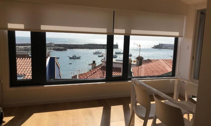 A Guarda Apartamento | Ático en el puerto con vistas al mar