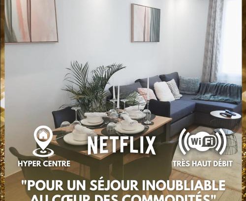 Evreux Apartamento | Évreux Central Lodge - Netflix - Wifi Fibre - Proche Gare Sncf & Centre-ville