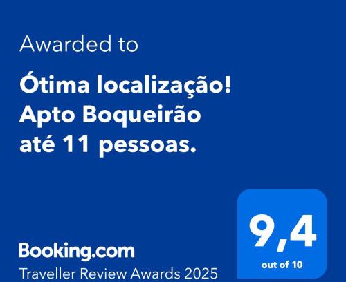 Praia Grande Apartamento | Ótima localização! Apto Boqueirão até 11 pessoas.