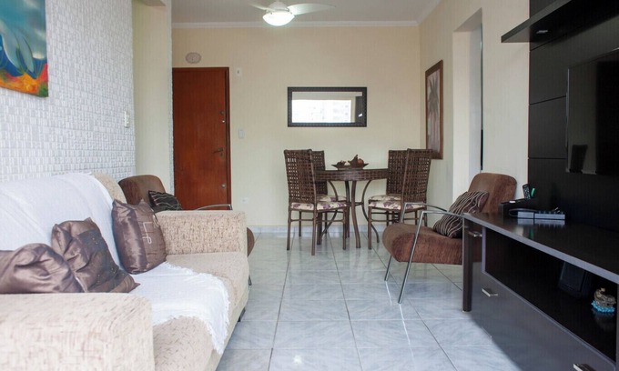 Praia Grande Apartamento | Ótimo apto c excelente localização a 100m da praia