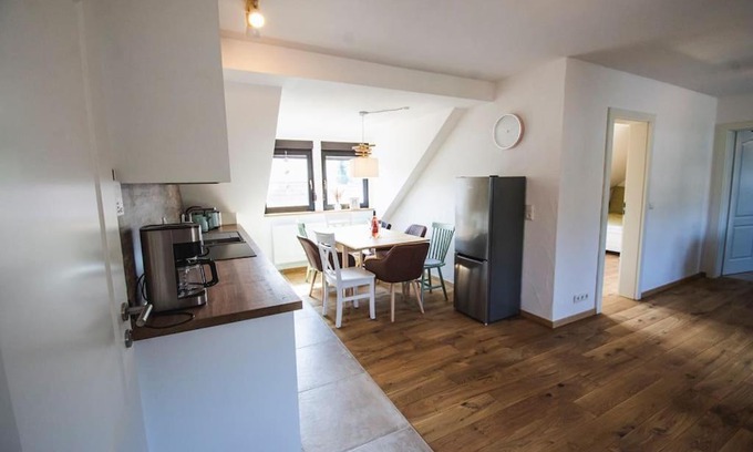 Bischofsheim an der Rhon Apartamento | Über den Dächern