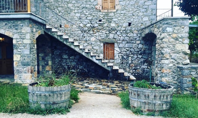 Karyes Apartamento | Casa de piedra tradicional de Stonebuilt, montaña Parnon, Karyes Lakonias