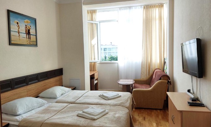 Sochi City Centre Apartamento | Солнечный берег Студия с видом на море