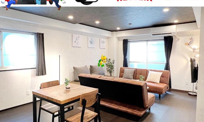 Nanbasennichimae Apartamento | 好立地"なんば駅徒歩4分"黒門市場1分彡Wi-Fi彡任天堂switch彡NETFLIX