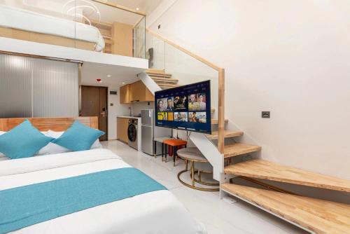 Luohu Apartamento | 深圳华尔曼欢朋酒店公寓 罗湖水贝珠 宝城店