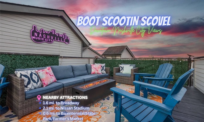 Hope Gardens Casa | 1.6mi to Downtown | Rooftop | City View | Firepit