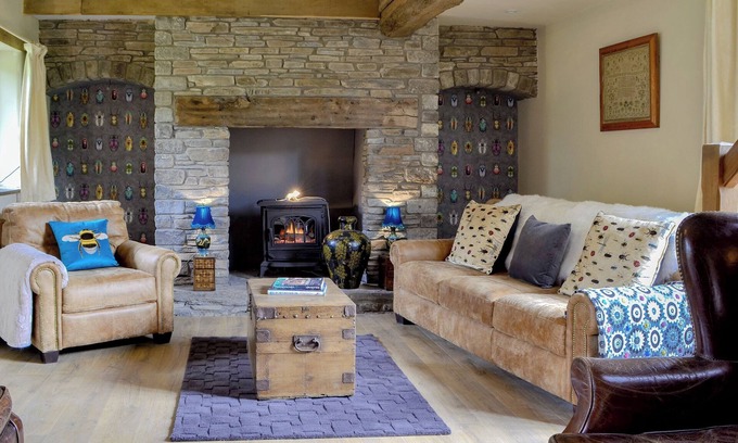 Llanfihangel Tal-y-llyn Cabaña | Alojamiento de 1 habitaciones en Erwood, near Brecon